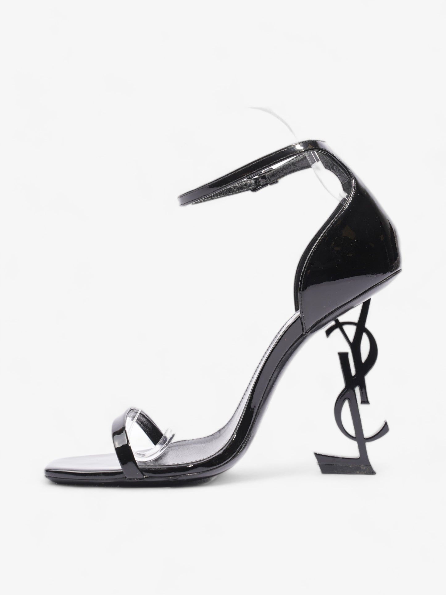 Saint Laurent Opyum 100mm Black Leather EU 37 UK 4