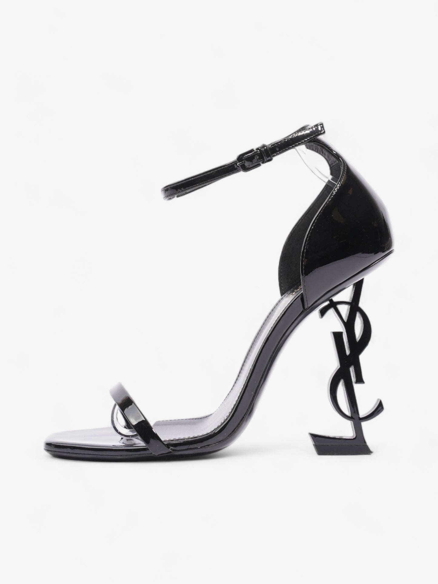 Saint Laurent Opyum 100mm Black Leather EU 37 UK 4