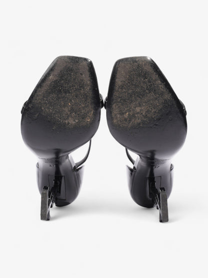 Saint Laurent Opyum 100mm Black Leather EU 37 UK 4