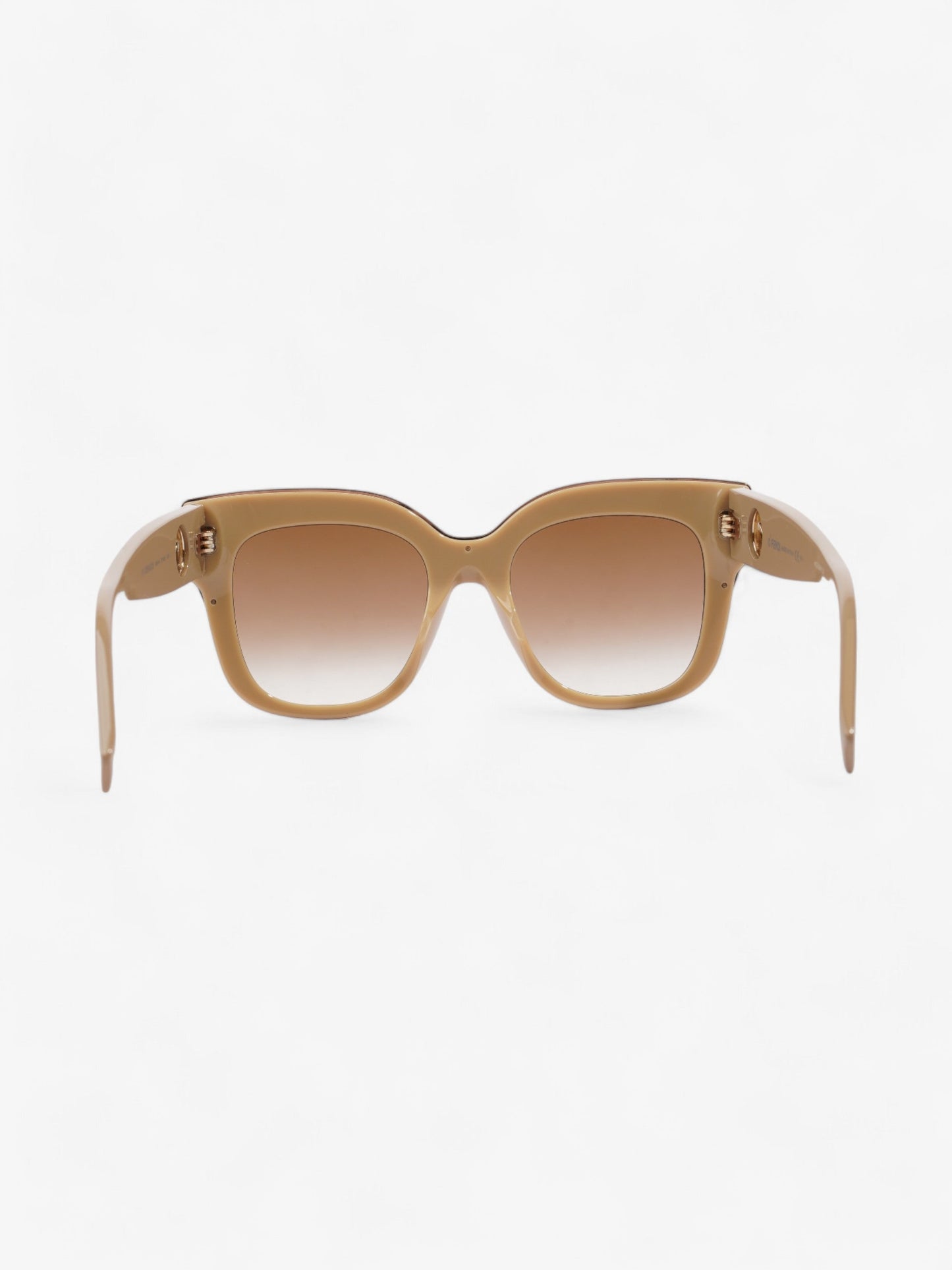 Fendi F is Fendi Sunglasses Beige Acetate 145mm