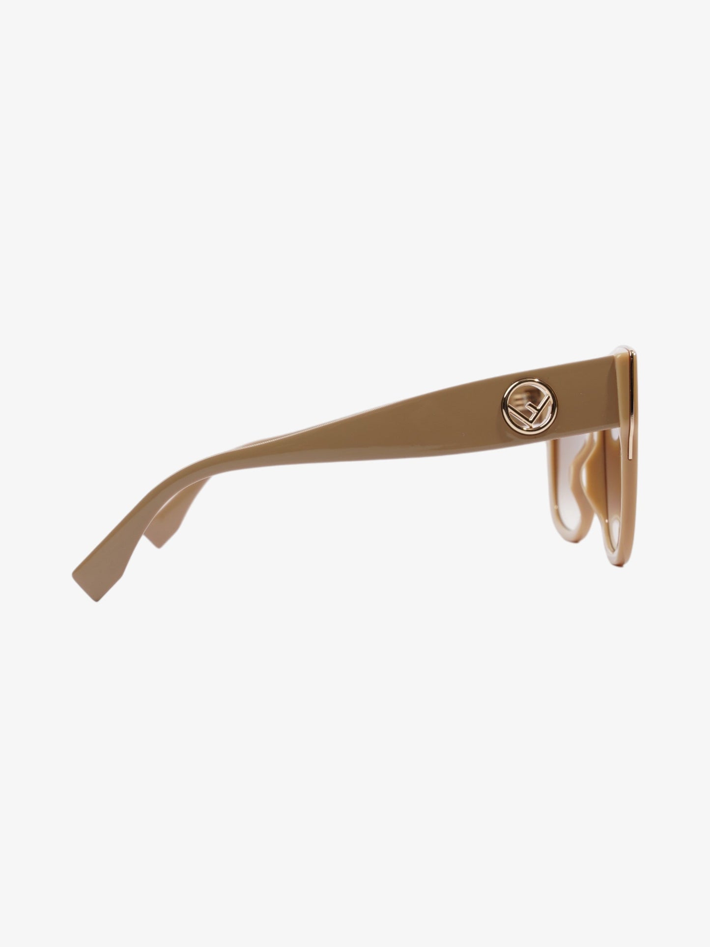 Fendi F is Fendi Sunglasses Beige Acetate 145mm