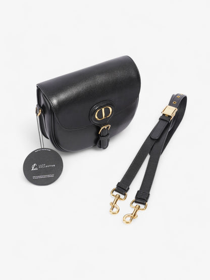 Christian Dior Bobby Flap Black Calfskin Leather Medium