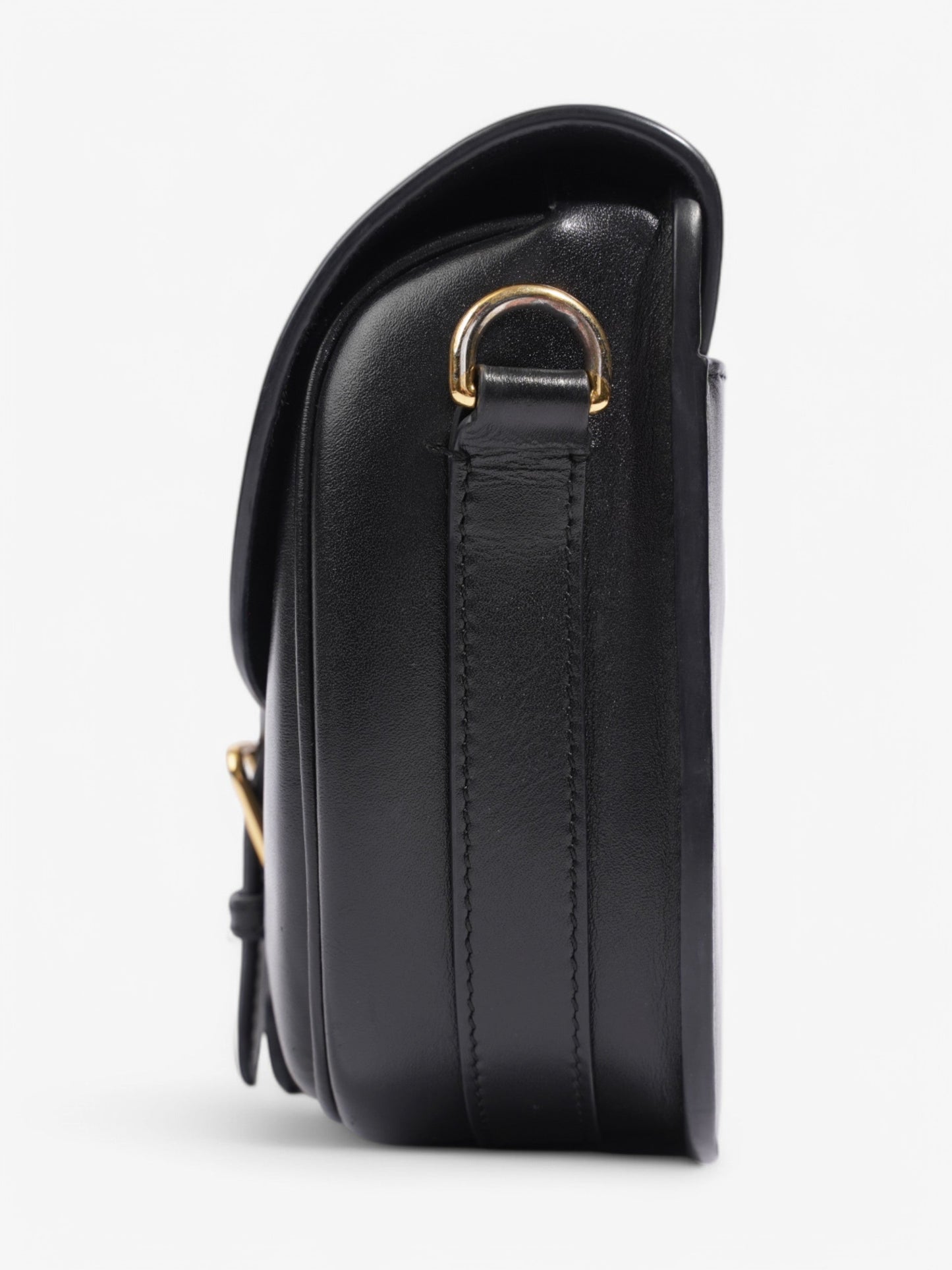 Christian Dior Bobby Flap Black Calfskin Leather Medium