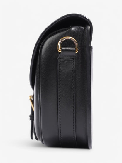 Christian Dior Bobby Flap Black Calfskin Leather Medium