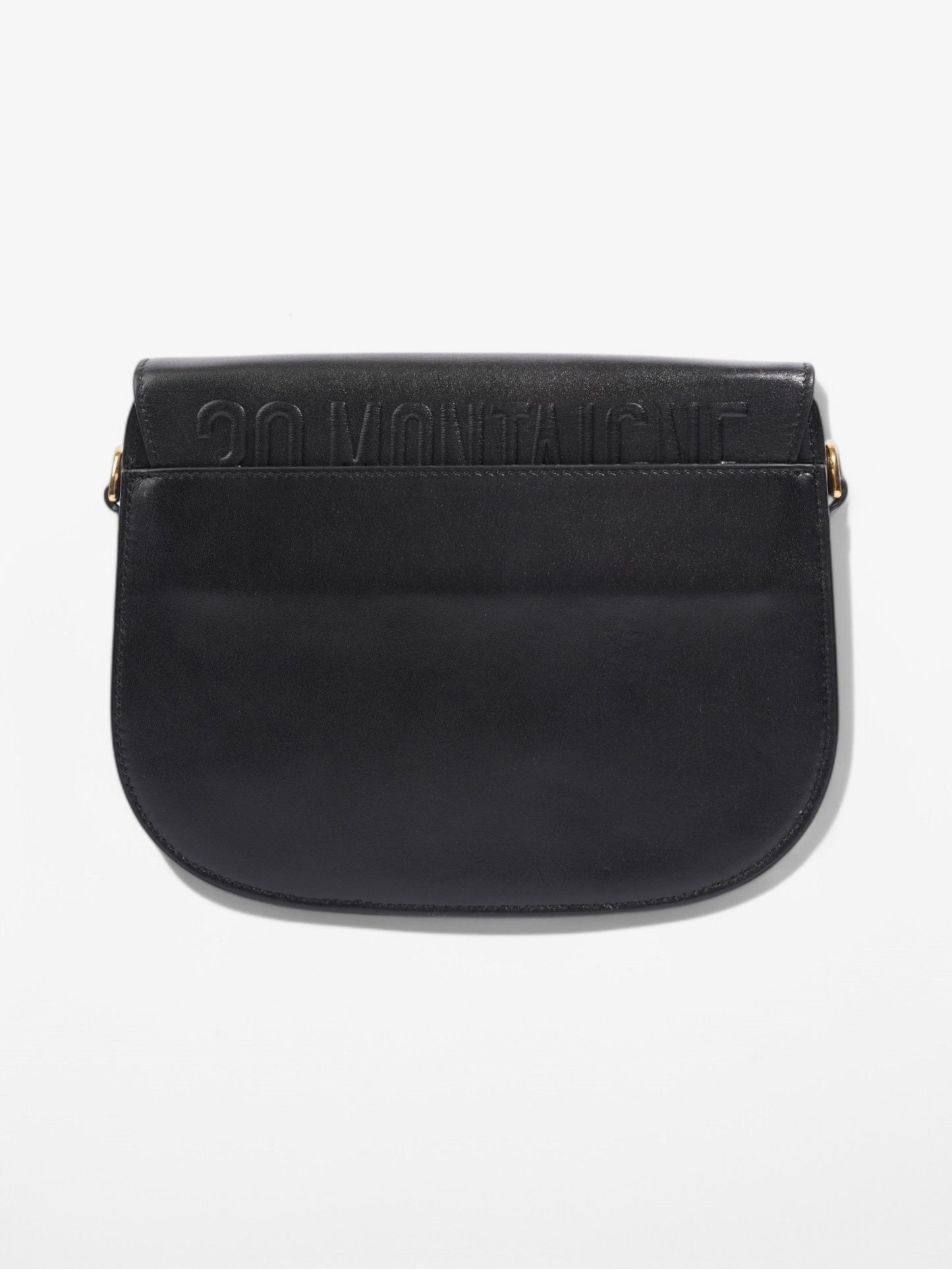 Christian Dior Bobby Flap Black Calfskin Leather Medium