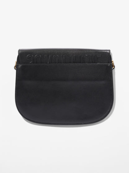 Christian Dior Bobby Flap Black Calfskin Leather Medium