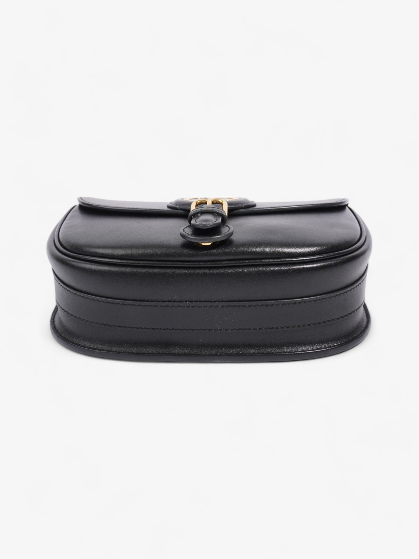 Christian Dior Bobby Flap Black Calfskin Leather Medium