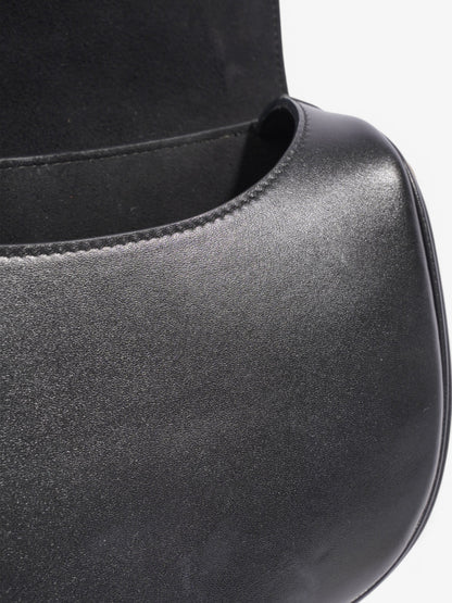 Christian Dior Bobby Flap Black Calfskin Leather Medium
