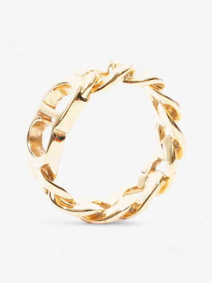 Christian Dior CD Chain Ring Gold Base Metal L (58mm)