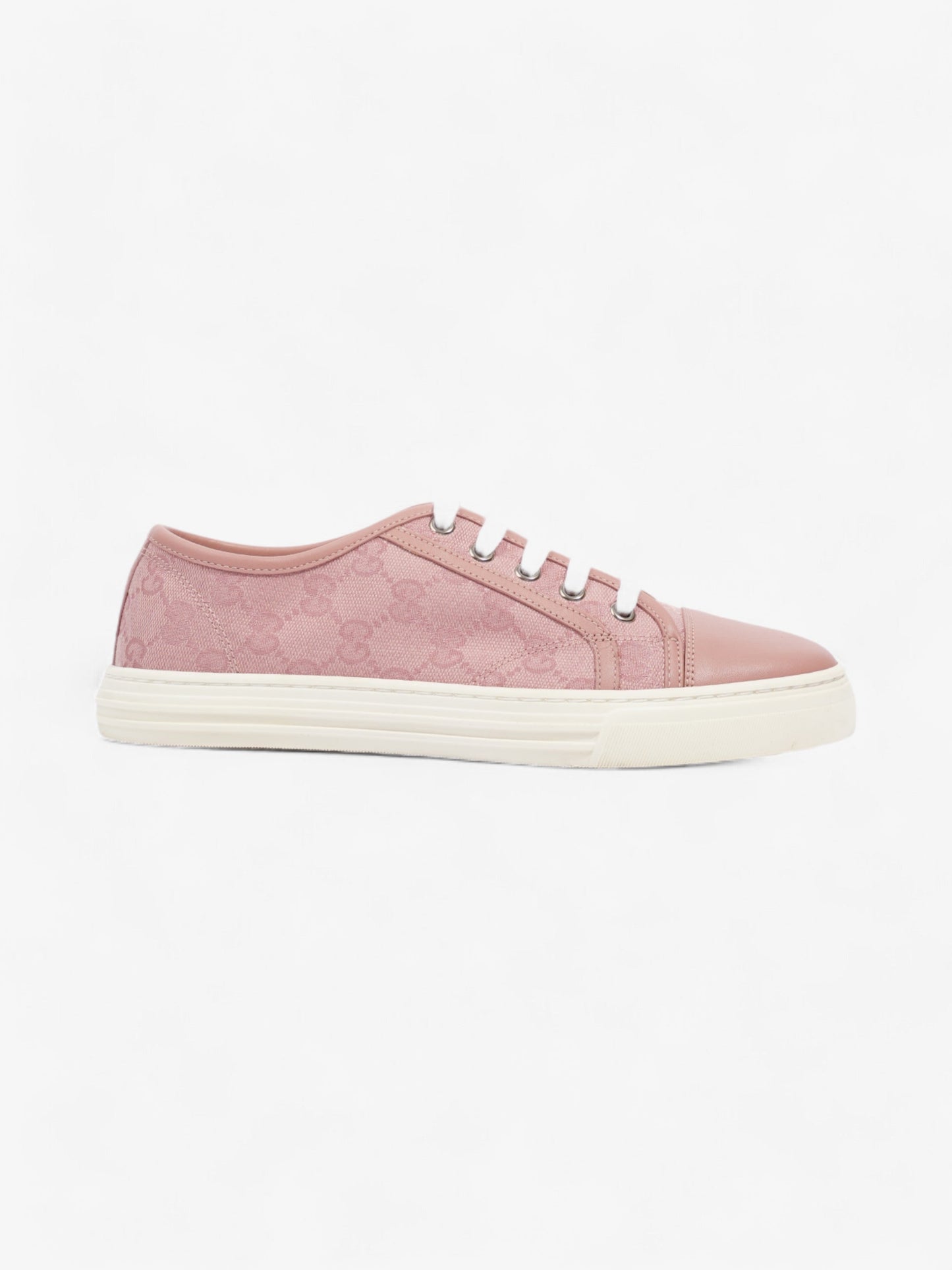 Gucci GG Low-top Sneakers Pink Canvas EU 37.5 UK 4.5