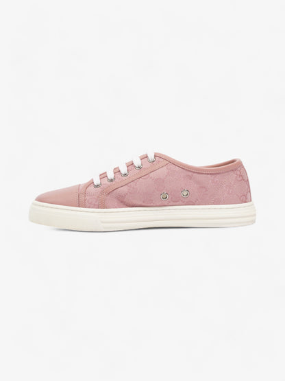 Gucci GG Low-top Sneakers Pink Canvas EU 37.5 UK 4.5