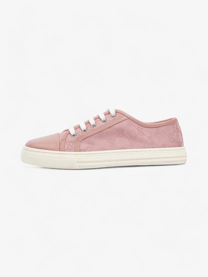 Gucci GG Low-top Sneakers Pink Canvas EU 37.5 UK 4.5