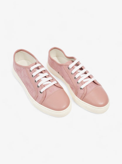 Gucci GG Low-top Sneakers Pink Canvas EU 37.5 UK 4.5