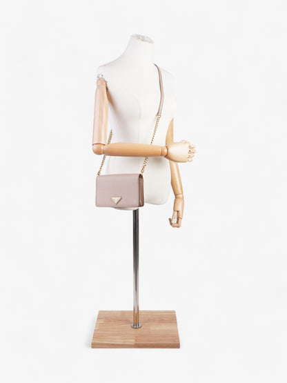 Prada Crossbody Bag Nude Saffiano Leather