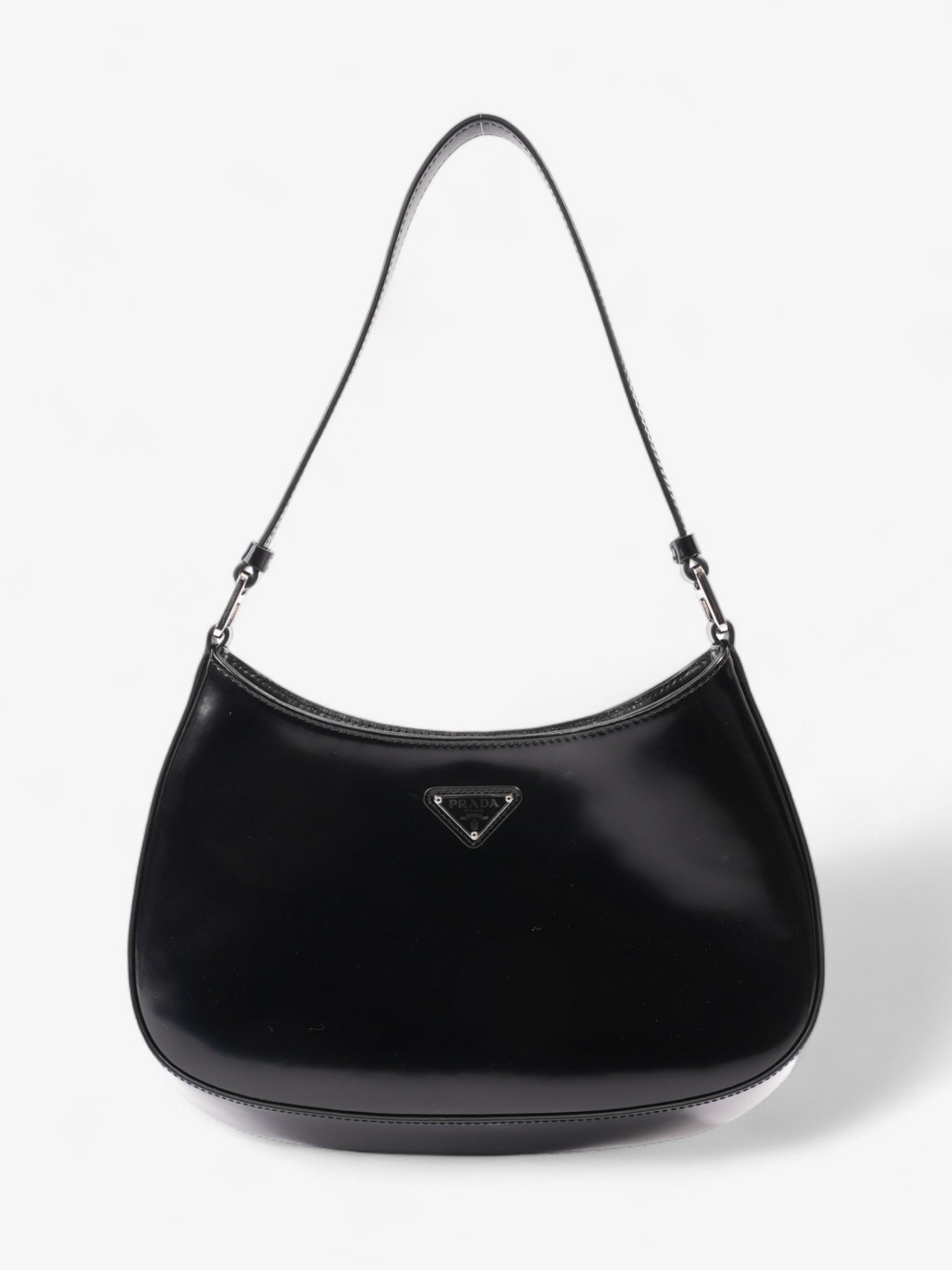 Prada Cleo Black Patent Leather