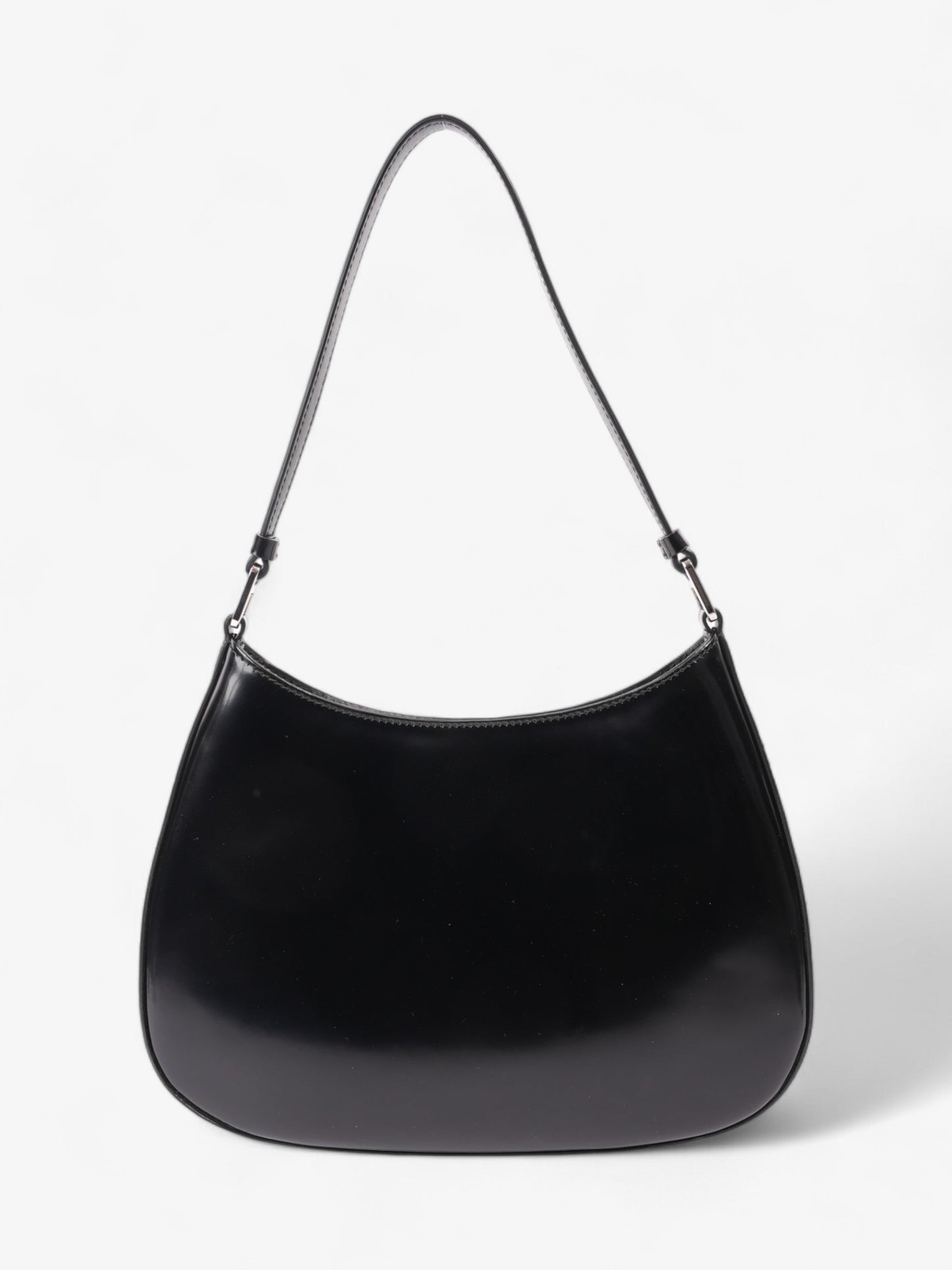 Prada Cleo Black Patent Leather