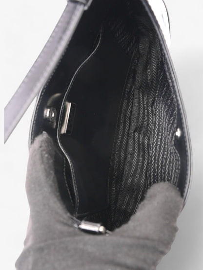Prada Cleo Black Patent Leather