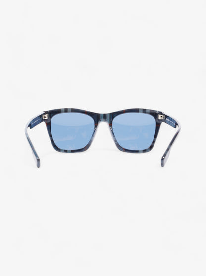 Burberry Cooper Sunglasses Blue Check Acetate 145mm