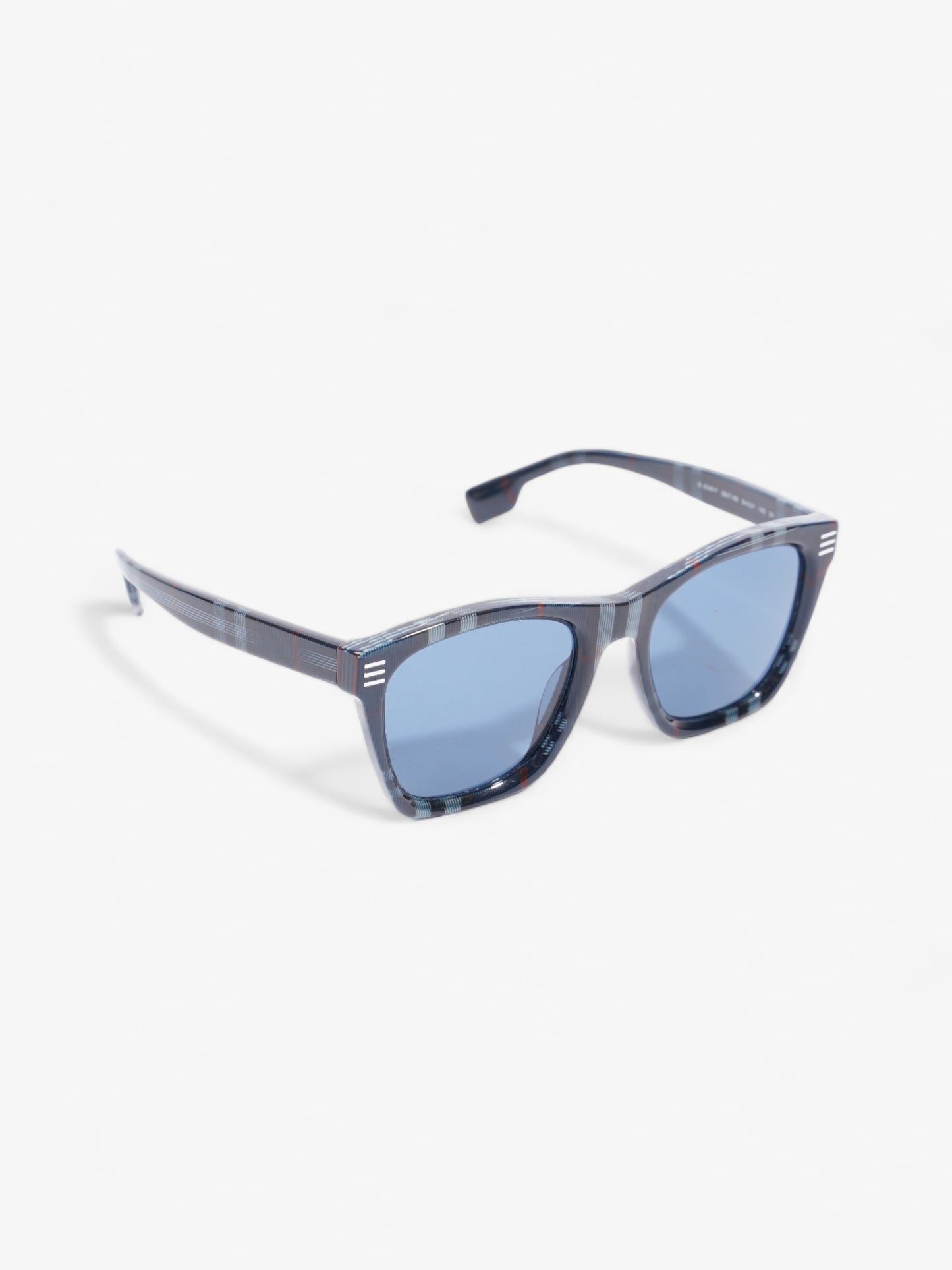 Burberry Cooper Sunglasses Blue Check Acetate 145mm