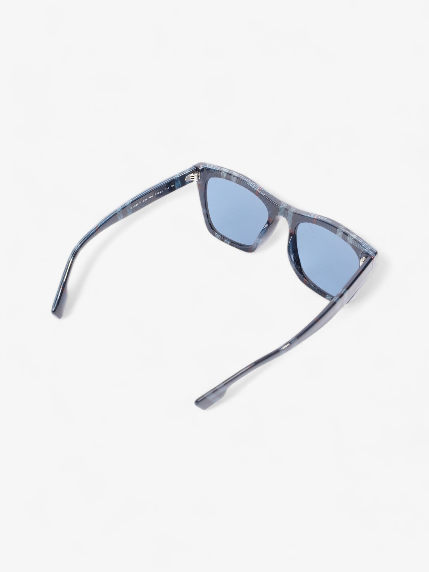 Burberry Cooper Sunglasses Blue Check Acetate 145mm