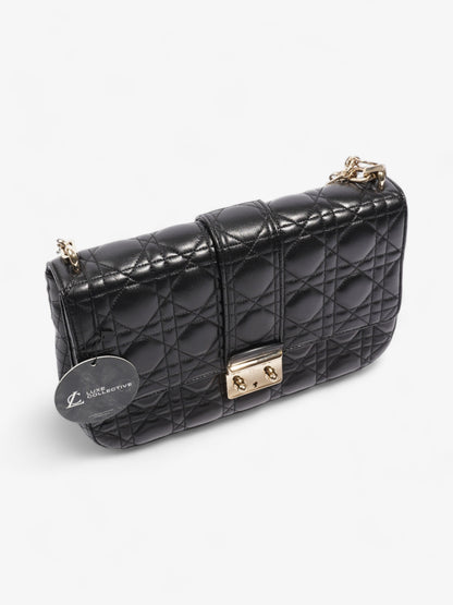 Christian Dior Miss Dior Flap Bag Black Lambskin Leather