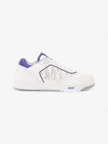 Christian Dior B27 Low Top Sneakers  White / Blue Leather EU 40 UK 6