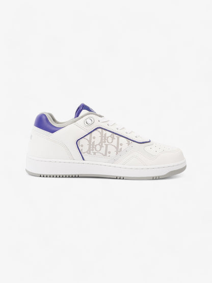 Christian Dior B27 Low Top Sneakers  White / Blue Leather EU 40 UK 6