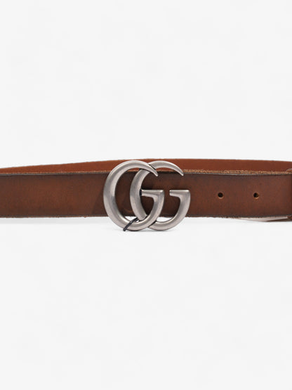 Gucci GG Marmont Thin Belt Tan Leather 90cm 36"