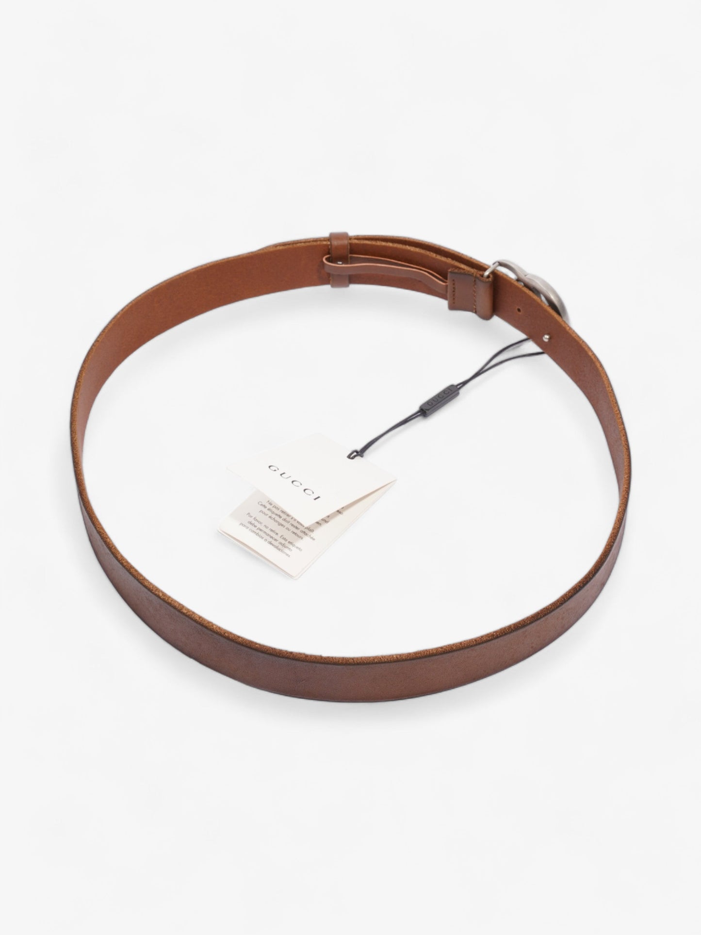 Gucci GG Marmont Thin Belt Tan Leather 90cm 36"