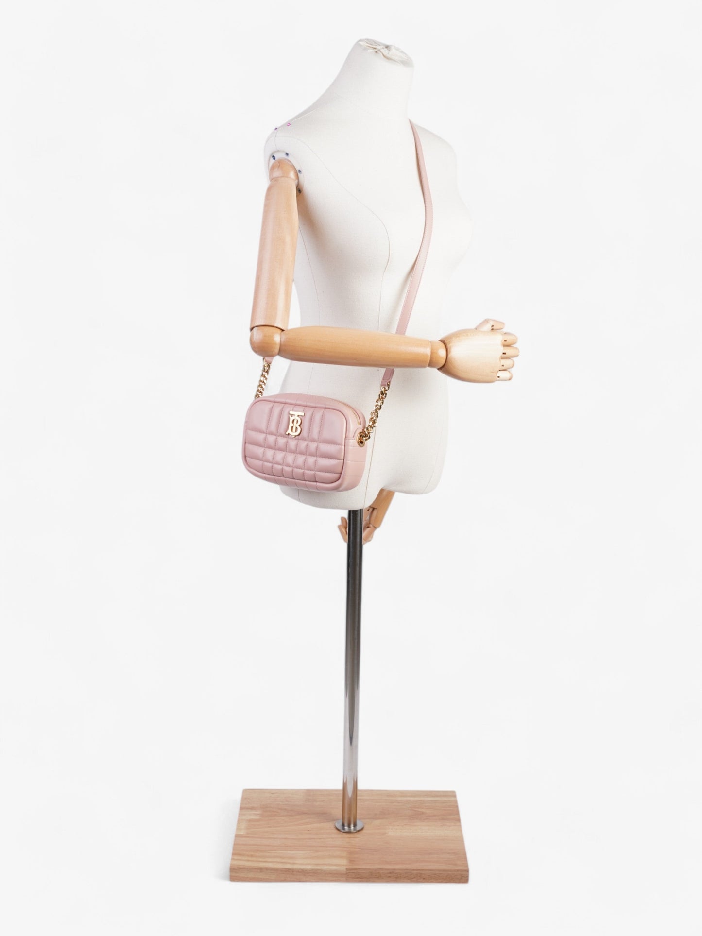 Burberry Lola Camera Bag Pink Nappa Leather Small