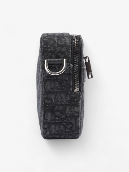 Christian Dior Safari Messenger Bag Navy / Black Canvas
