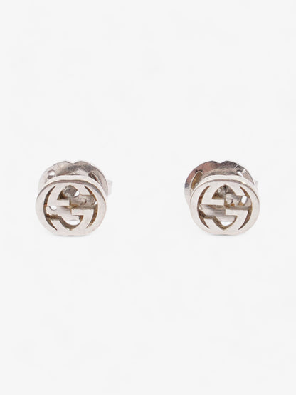 Gucci Interlocking Earrings White Gold White Gold