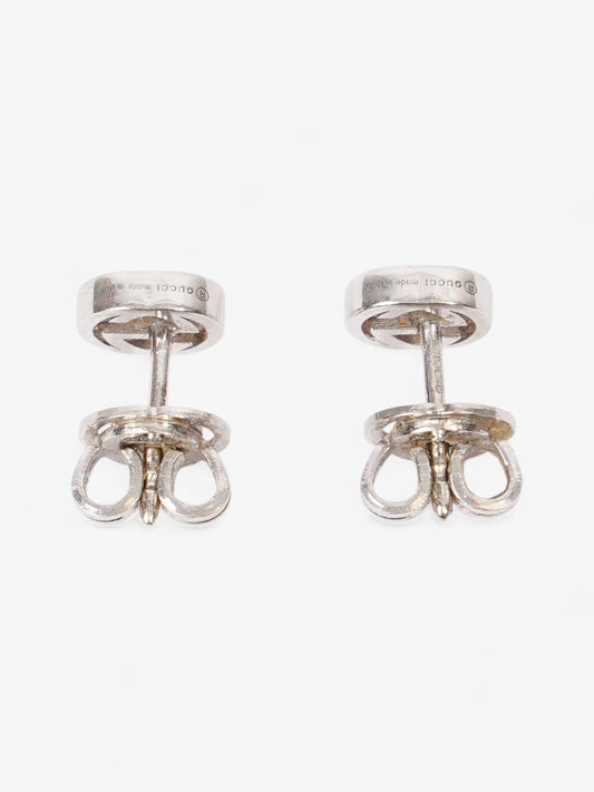 Gucci Interlocking Earrings White Gold White Gold