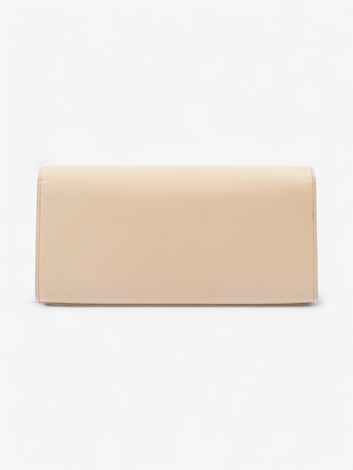 Saint Laurent Kate Pouch Beige Grained Leather