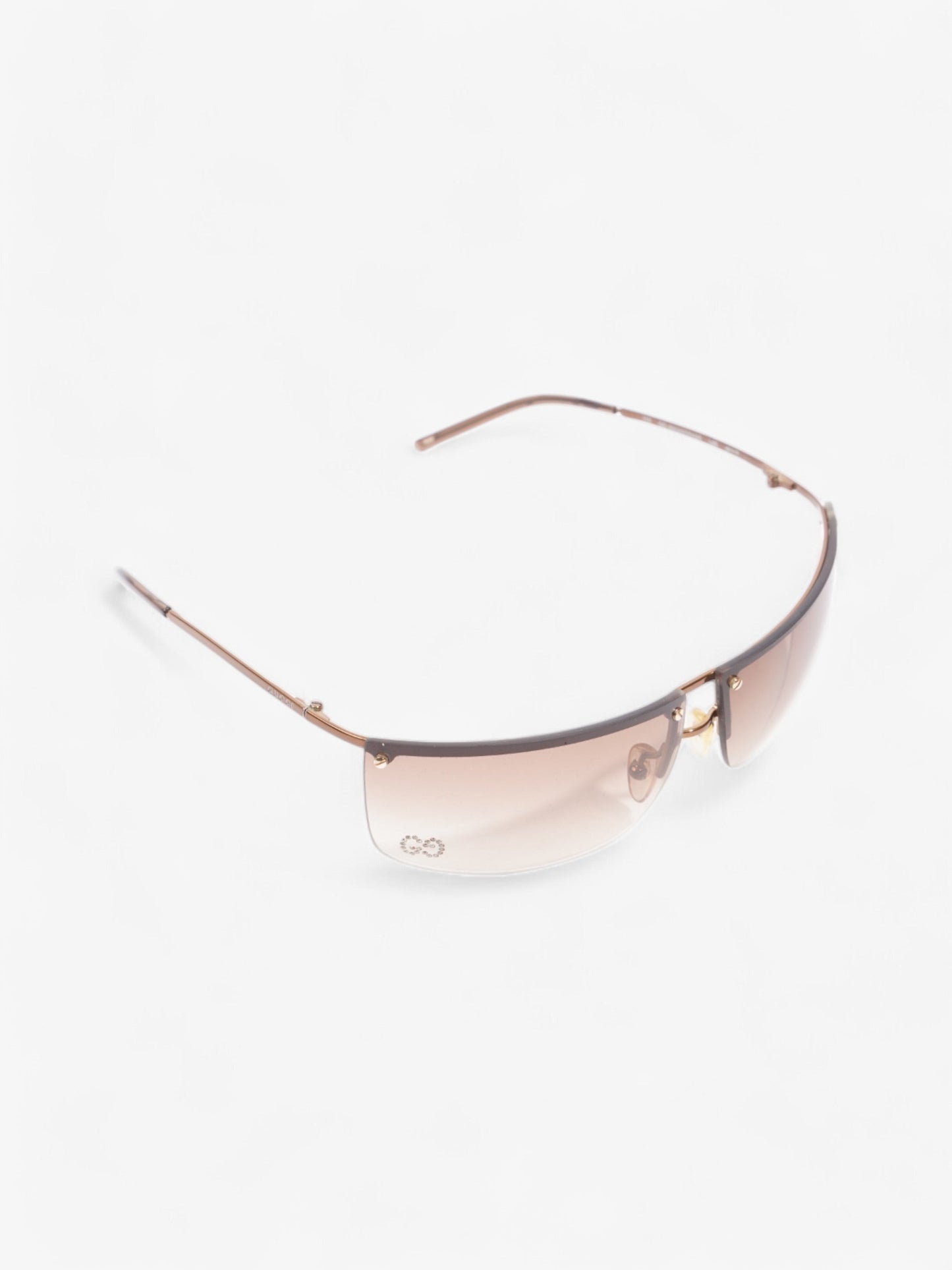 Gucci GG Diamante Sunglasses Brown Acetate
