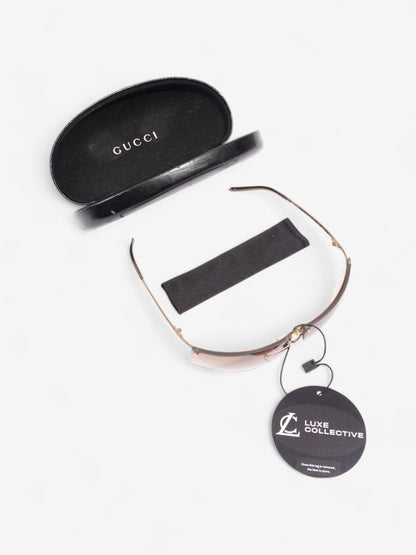 Gucci GG Diamante Sunglasses Brown Acetate