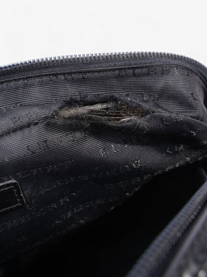Burberry Top Handle Bag Nova Check / Black Canvas