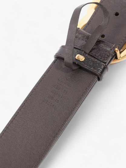 Gucci Reversible Double G Buckle Belt Black/Brown / Gold Leather 100cm 40"