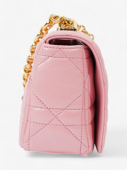 Christian Dior Caro Pink Lambskin Leather Small