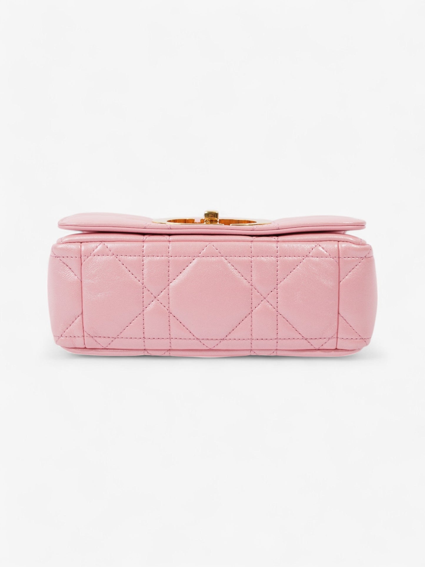 Christian Dior Caro Pink Lambskin Leather Small