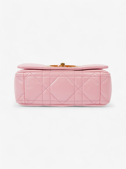 Christian Dior Caro Pink Lambskin Leather Small
