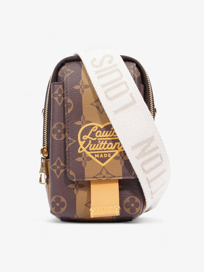 Louis Vuitton NIGO Double Phone Pouch Monogram Coated Canvas
