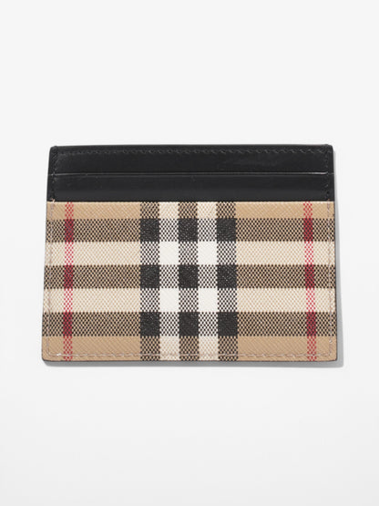 Burberry Card Holder Archive Beige Coated Canvas