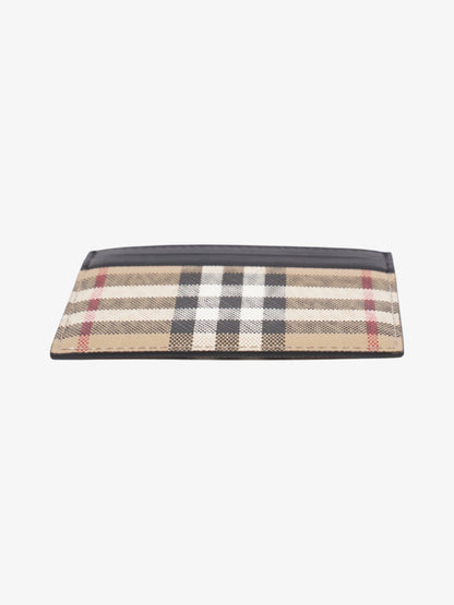 Burberry Card Holder Archive Beige Coated Canvas