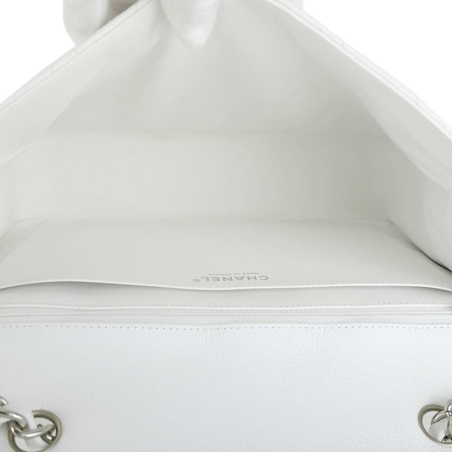 Chanel Classic Single Flap Large Caviar Leather Bag