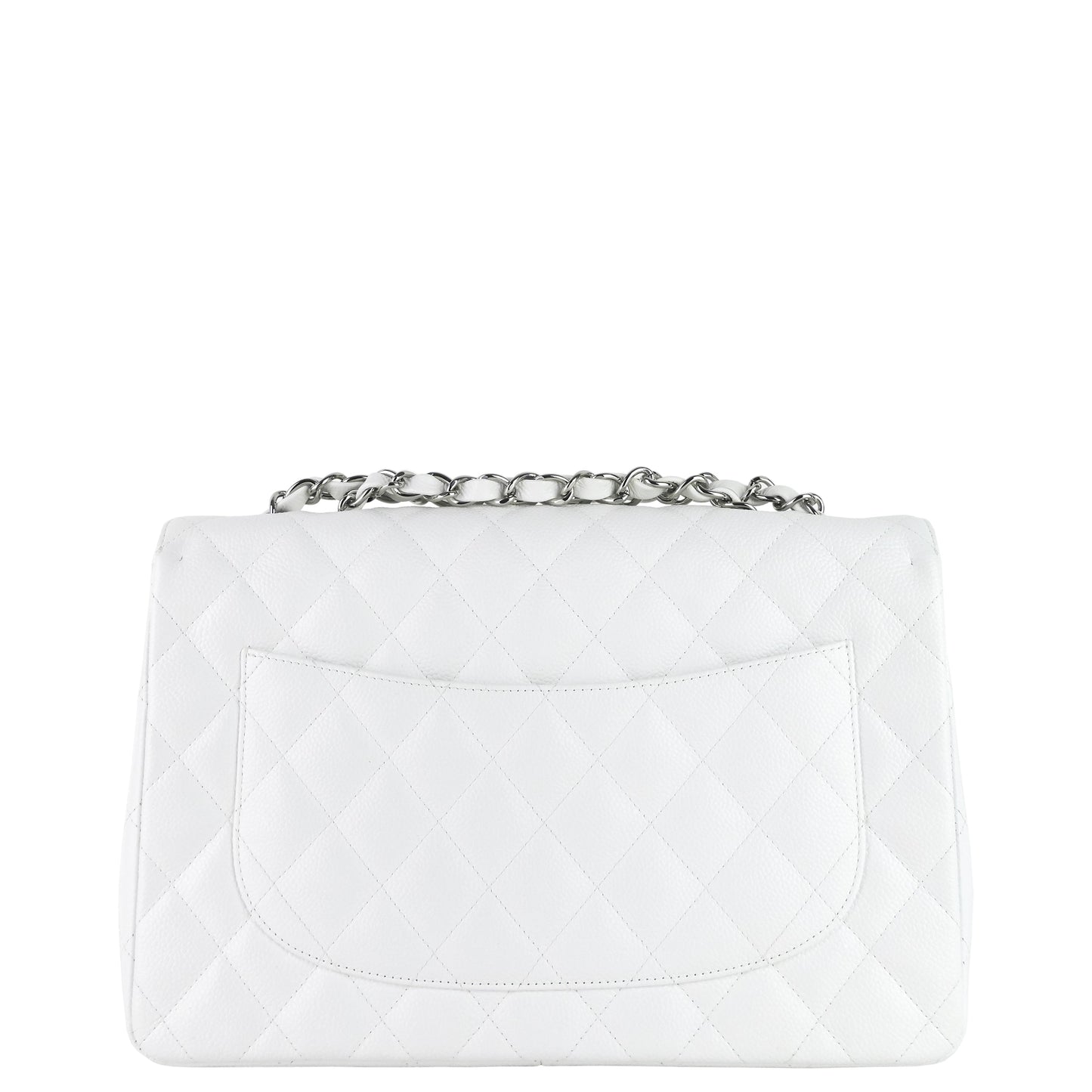 Chanel Classic Single Flap Large Caviar Leather Bag