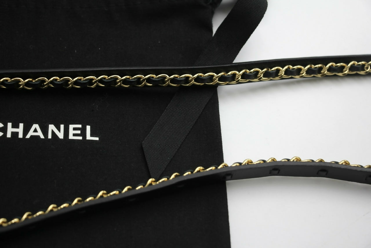 Chanel 2022 Genuine Leather Bow Belt