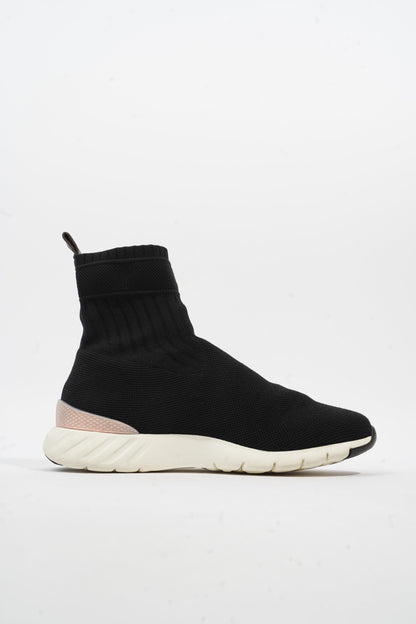 Louis Vuitton Logo Sock Runner Black / Multicolour Cotton EU 38.5 UK 5.5