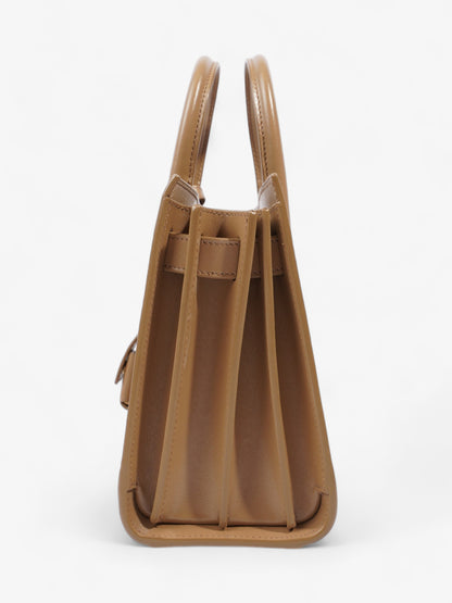 Saint Laurent Sac De Jour Dark Beige Calfskin Leather Nano