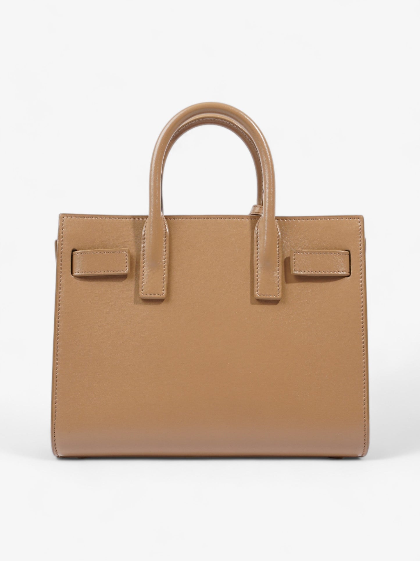 Saint Laurent Sac De Jour Dark Beige Calfskin Leather Nano